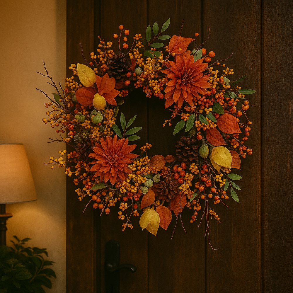 Decoratieve krans: Herfst