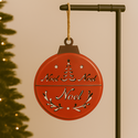 Ijzeren bal plat Noël S