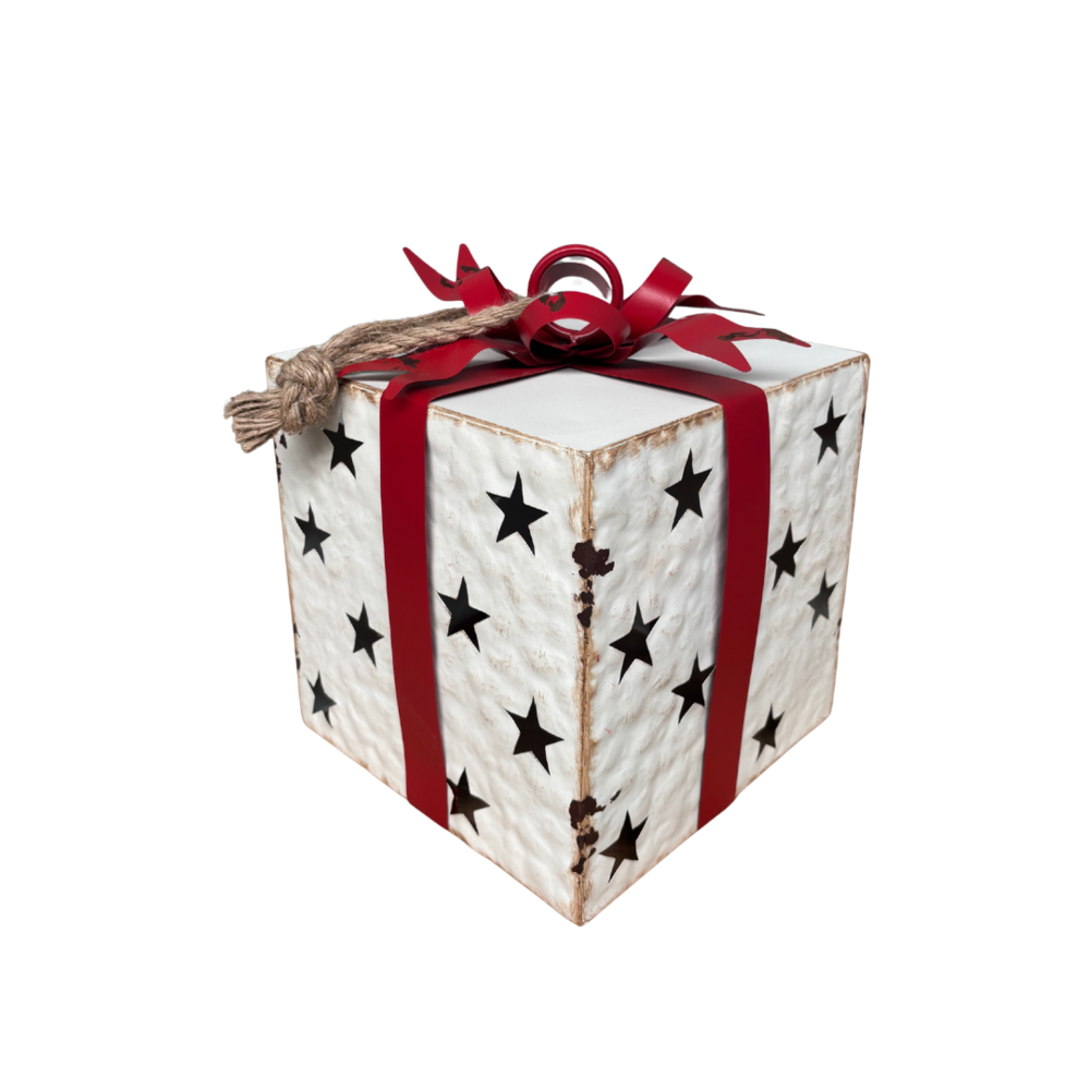 IJzeren cadeau vierkant