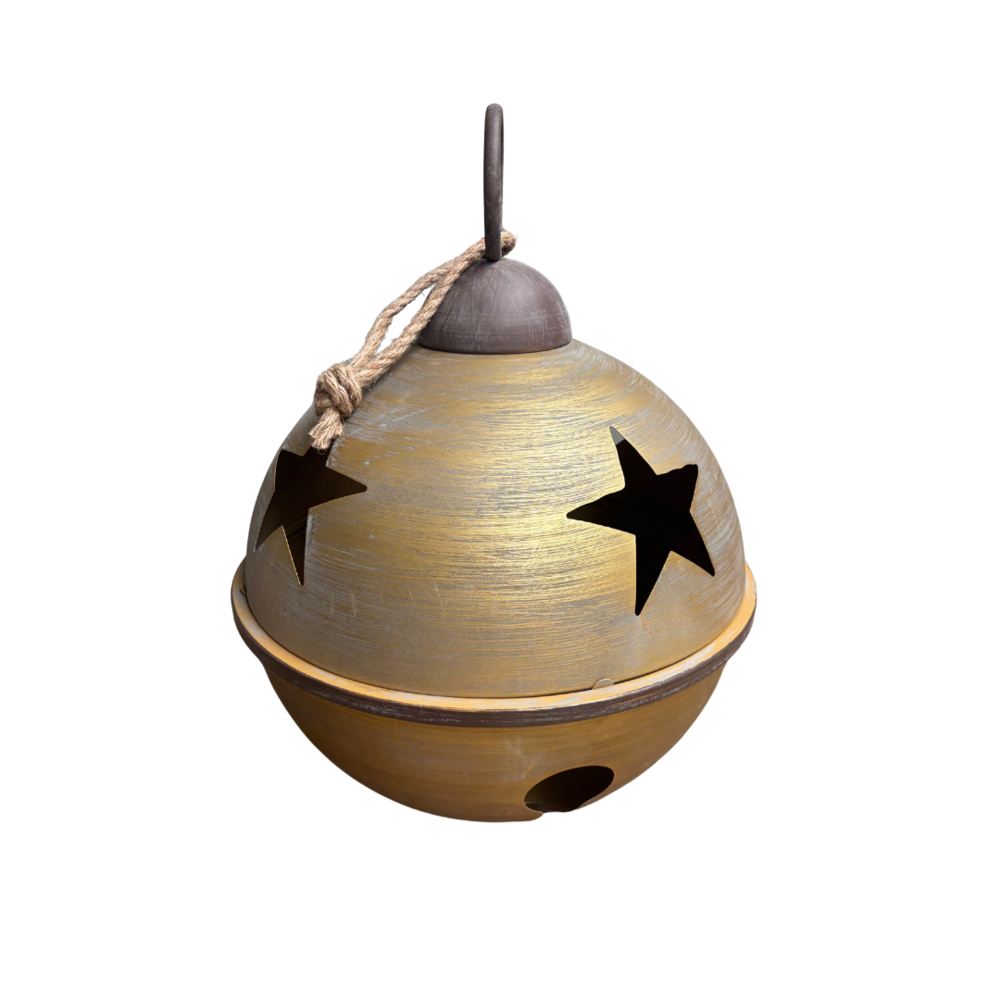 IJzeren kerstbal M
