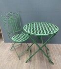 IJzeren tafel en ijzeren stoel (prijs per stuk)
