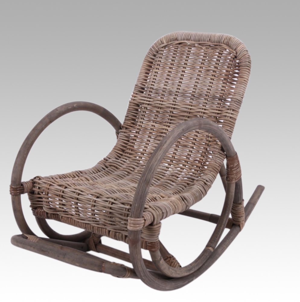 Gooi Honderd jaar tegel Rotan kinder schommelstoel - Rotan meubels - Meubels - Stip International